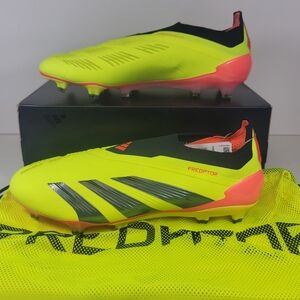 Adidas Predator Elite Laceless FG Men's Size Soccer Cleats Yellow IE2366